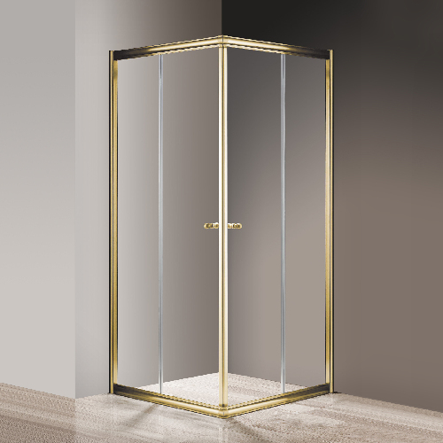 Душевой уголок Cezares Giubileo A 2 90 прозрачное стекло, золото