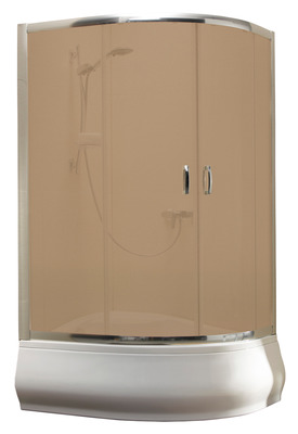 Душевой уголок Radaway Premium Plus E 120x90x170 коричневое стекло