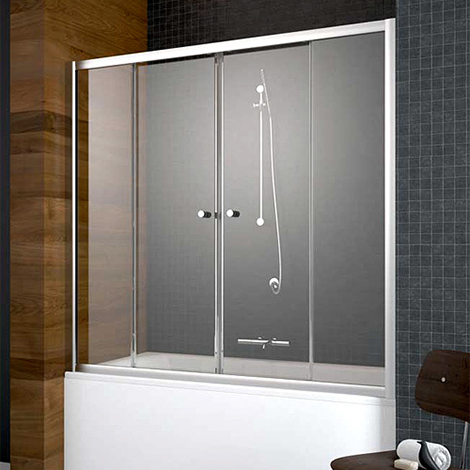 Шторка на ванну Radaway Vesta DWD 160 прозрачное стекло