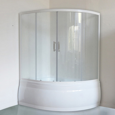 Шторка на ванну Royal Bath Alpine RB 140ALP T 140 см, прозрачное стекло