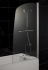 Шторка на ванну 1MarKa P 03 профиль хром, стекло прозрачное