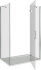 Душевой уголок Good Door Saturn WTW+SP правый 110х80х185 см 