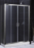 Душевой уголок RGW Passage PA 41 (1400 1420)х800 профиль хром, стекло матовое