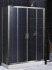 Душевой уголок RGW Passage PA 41 (1400 1420)х900 профиль хром, стекло чистое