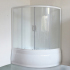Шторка на ванну Royal Bath Alpine RB 160ALP T 160 см, прозрачное стекло