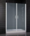 Душевая дверь в нишу Vegas Glass E2P 0095 01 10 профиль белый, стекло сатин
