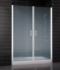 Душевая дверь в нишу Vegas Glass E2P 0095 01 02 профиль белый, стекло шиншилла