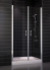 Душевая дверь в нишу Vegas Glass E2P 0070 08 01 профиль глянцевый хром, стекло прозрачное