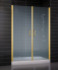 Душевая дверь в нишу Vegas Glass E2P 0090 09 02 профиль золото, стекло шиншилла