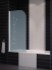 Шторка на ванну Vegas Glass EV 0075 01 10 L профиль белый, стекло сатин
