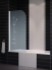 Шторка на ванну Vegas Glass EV 0075 01 02 L профиль белый, стекло шиншилла