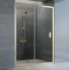 Душевая дверь в нишу Vegas Glass ZP 0135 09 01 профиль золото, стекло прозрачное