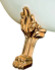 Ванна из искусственного камня Астра Форм Роксбург ножки золото
